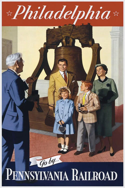 Philadelphia Liberty Bell by Radio Days wall art