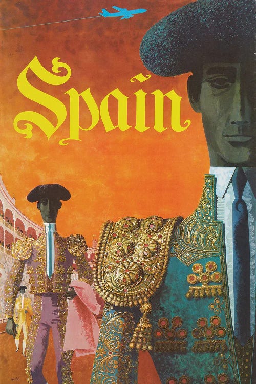 Spain Matadors by Radio Days wall art