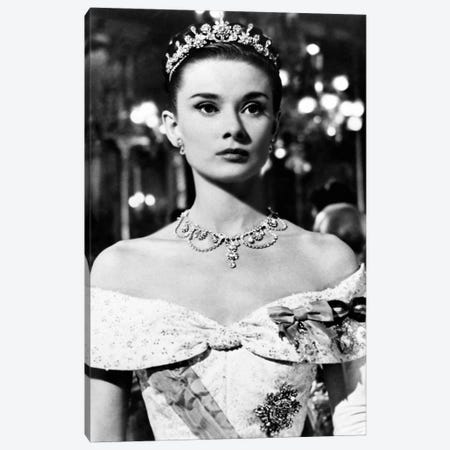 Audrey Hepburn As Princess Ann In Roman Holiday Canvas Print #RAD55} by Radio Days Canvas Wall Art