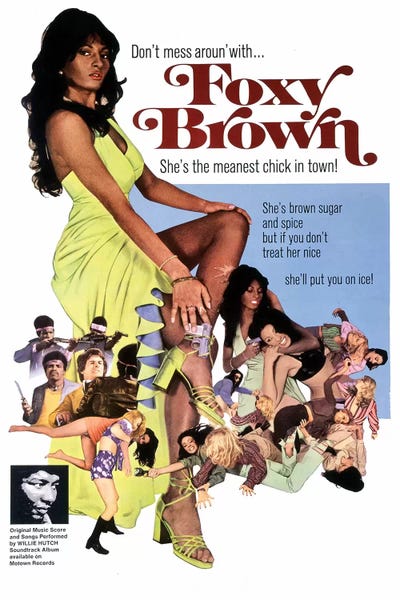 Movie Posters: Foxy Brown Film Poster by Radio Days