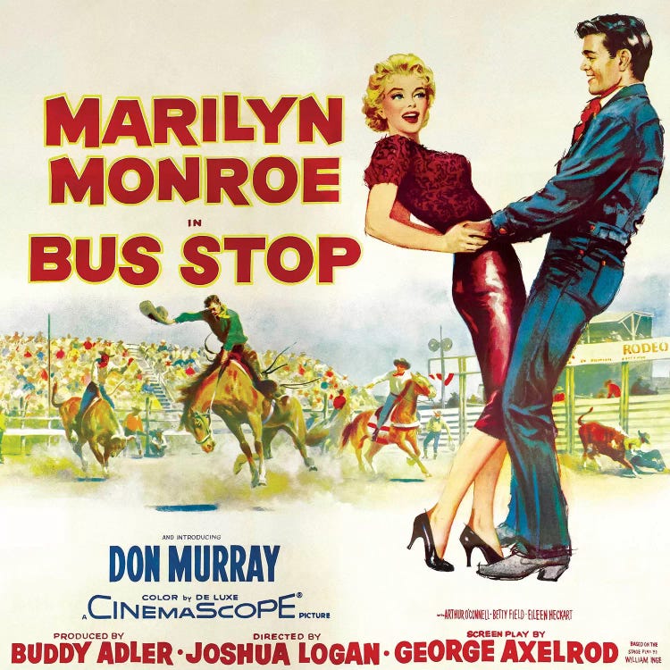 Bus Stop Film Poster (Rodeo Scene)