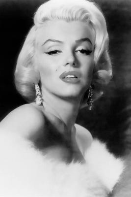Classic Marilyn Monroe Pose I Canvas Wall Art by Radio Days | iCanvas