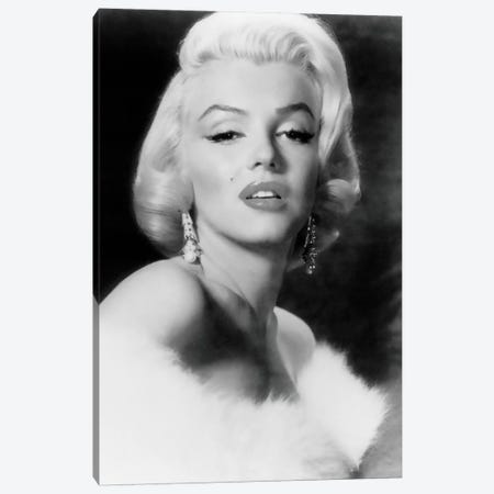 Classic Marilyn Monroe Pose I Canvas Print #RAD61} by Radio Days Canvas Wall Art
