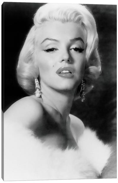 Classic Marilyn Monroe Pose I Canvas Art Print - Radio Days