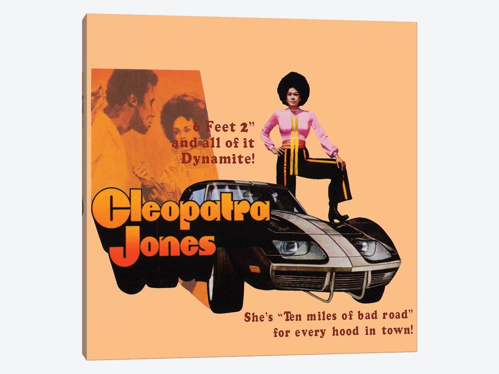 Cleopatra Jones Promotional Poster by Radio Days 1-piece Canvas Art Print
