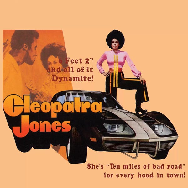 Home Theater: Cleopatra Jones Promotional Poster by Radio Days