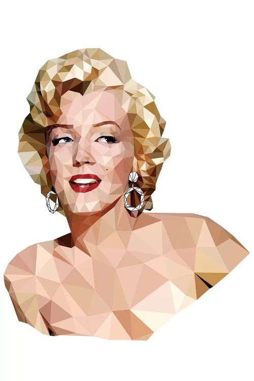 Geometric Vector Marilyn Monroe