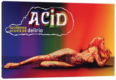 Acid: Delirio Dei Sensi Film Poster Canvas Art Print - Radio Days