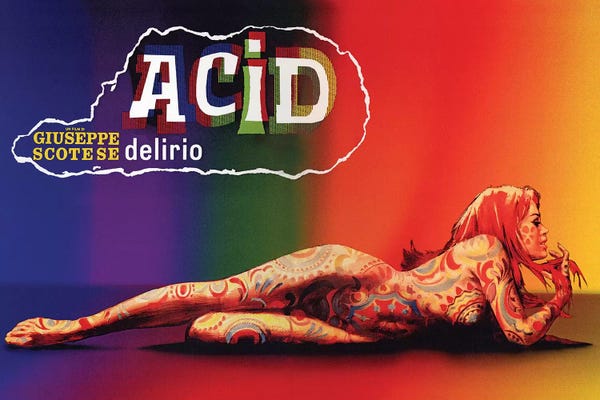 Radio Days: Acid: Delirio Dei Sensi Film Poster by Radio Days