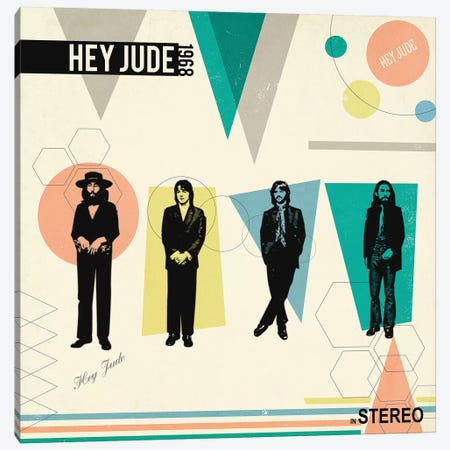 Hey Jude In Stereo, 1968 Canvas Print #RAD86} by Radio Days Canvas Art Print