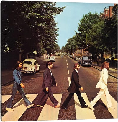 Abbey Road Canvas Art Print - The Beatles