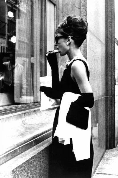 Fictional Characters: Audrey Hepburn Window Shopping II by Radio Days