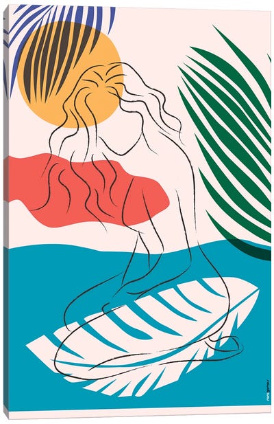 Beach Girl I Canvas Art Print - Rafael Gomes