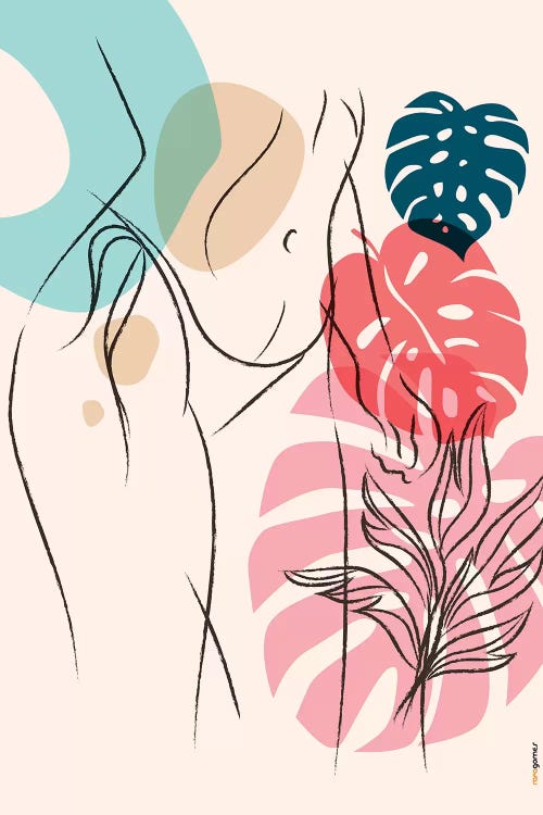 Beach Girl IV by Rafael Gomes wall art