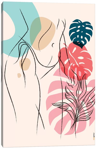 Beach Girl IV Canvas Art Print - Rafael Gomes