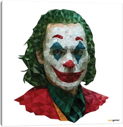 Joker II Canvas Art Print - Joaquin Phoenix