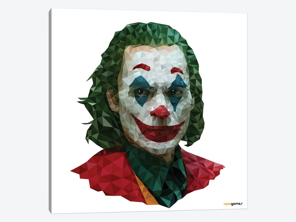 Joker II by Rafael Gomes 1-piece Canvas Art Print