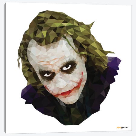 Joker I Canvas Print #RAF126} by Rafael Gomes Canvas Print