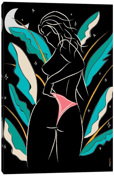 Beach Girl VII Canvas Art Print - Rafael Gomes