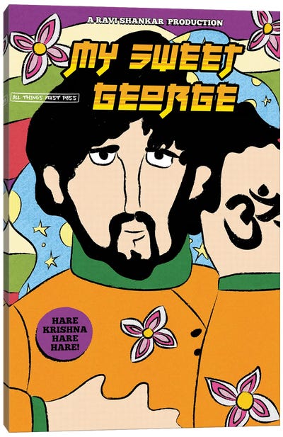 My Sweet George Canvas Art Print - George Harrison
