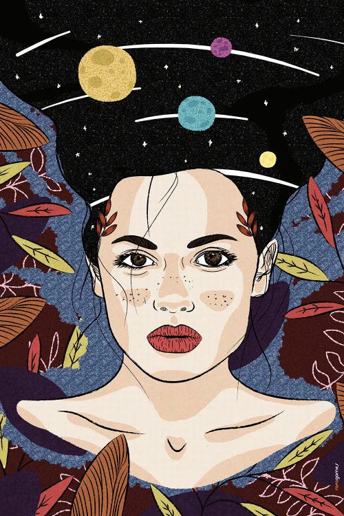 Mathilde Kruss by Rafael Gomes wall art