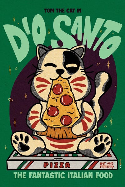 Food & Drink Posters: Dio Santo by Rafael Gomes