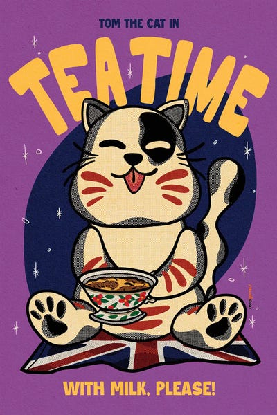 Food & Drink Posters: Tea Time by Rafael Gomes