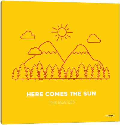 Here Comes The Sun Canvas Art Print - Rafael Gomes