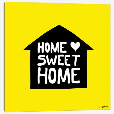 Home Sweet Home Canvas Print #RAF17} by Rafael Gomes Canvas Wall Art