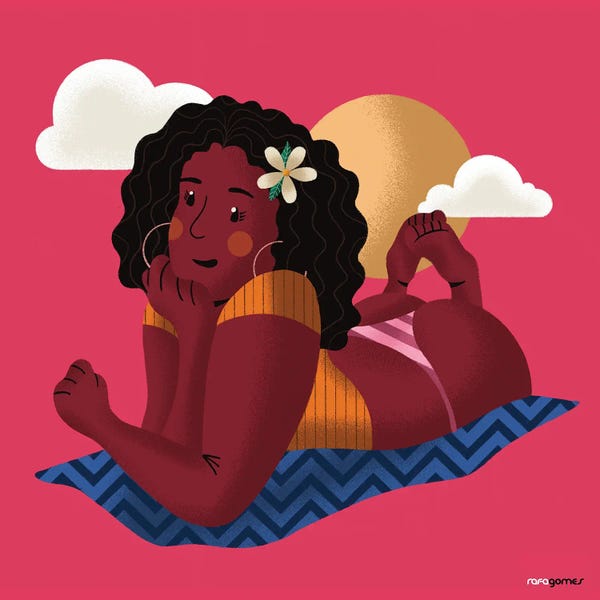 Women's Swimsuits: Woman On The Beach II by Rafael Gomes