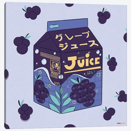 Grape Juice Box Canvas Print #RAF183} by Rafael Gomes Canvas Art