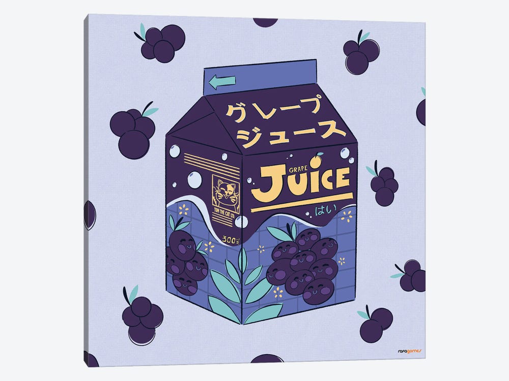 Grape Juice Box by Rafael Gomes 1-piece Art Print