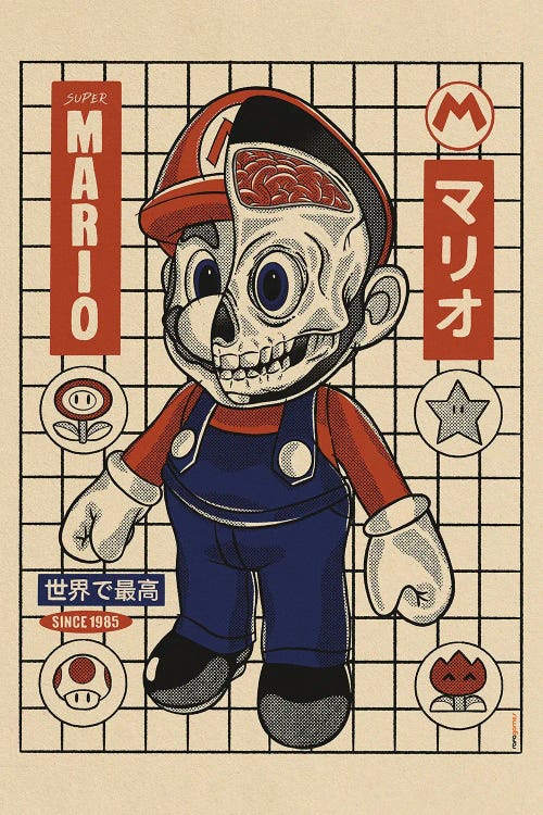 Mario Mio by Rafael Gomes wall art