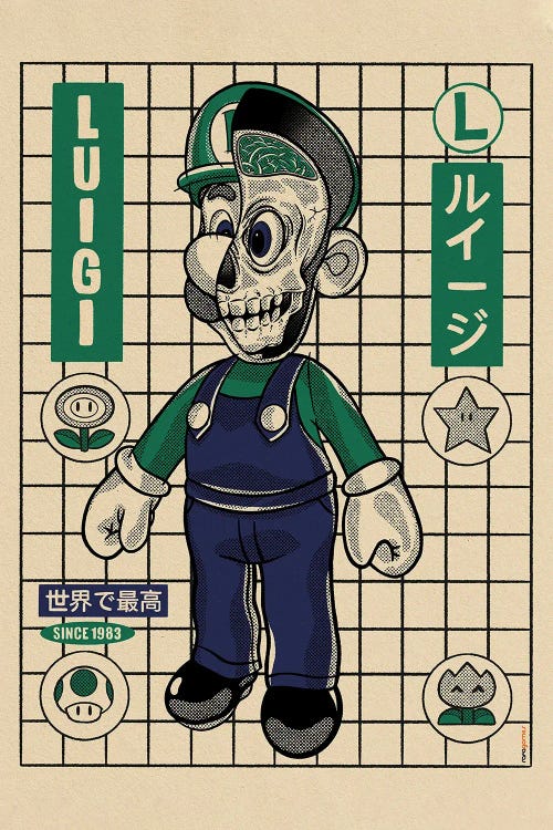 Luigi Mio by Rafael Gomes wall art