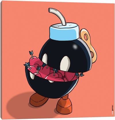 Bob-omb Canvas Art Print - Limited Edition Video Game Art