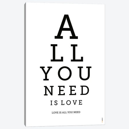 All You Need Is Love Canvas Print #RAF1} by Rafael Gomes Canvas Wall Art