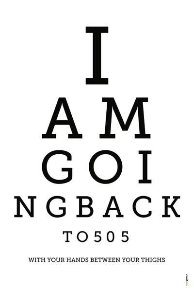 I'm Going Back To 505 by Rafael Gomes art print