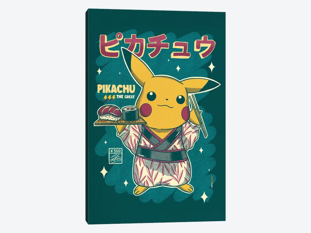 Pikachu Sushi by Rafael Gomes 1-piece Art Print