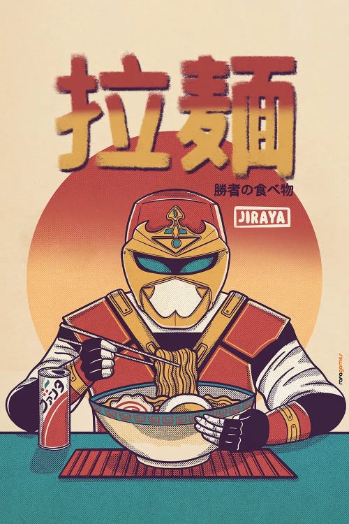 Jiraya Eating Ramen