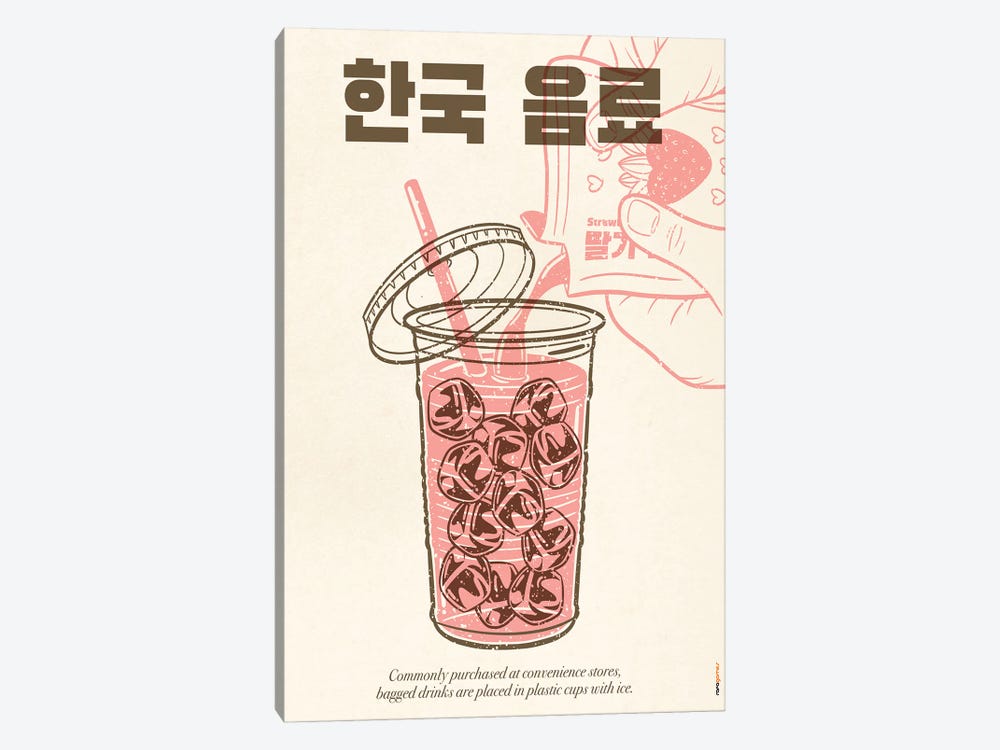 Korean Beverage by Rafael Gomes 1-piece Canvas Print