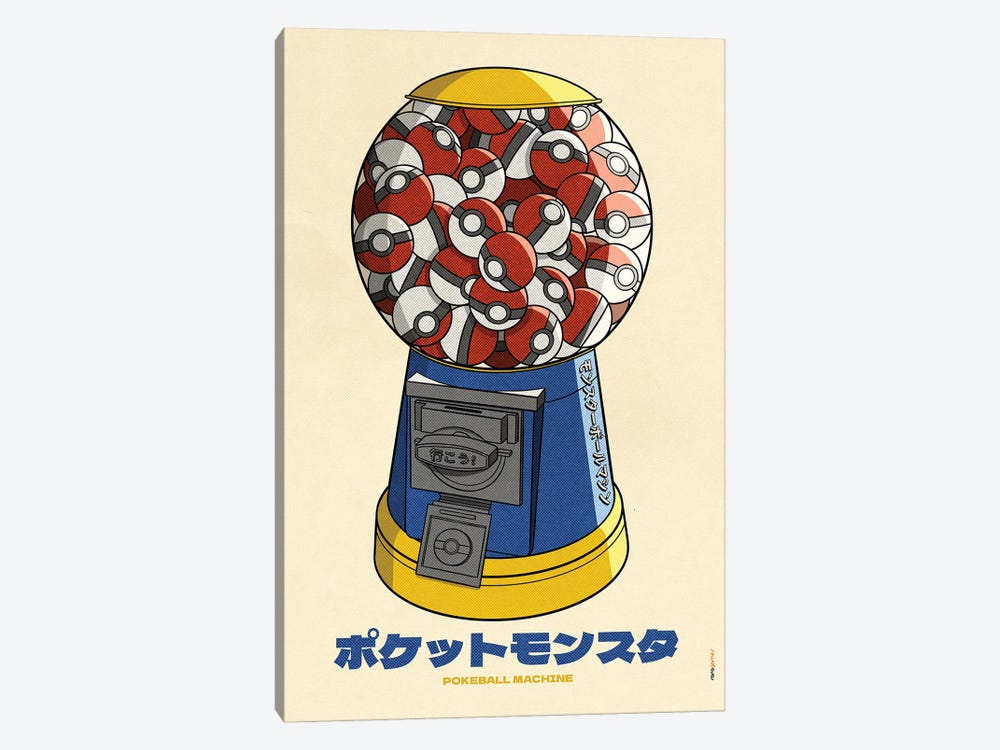 Pokeball Machine by Rafael Gomes 1-piece Art Print