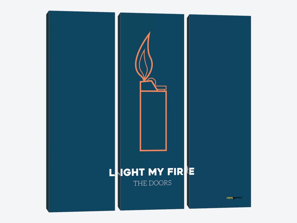 Light My Fire by Rafael Gomes 3-piece Canvas Art
