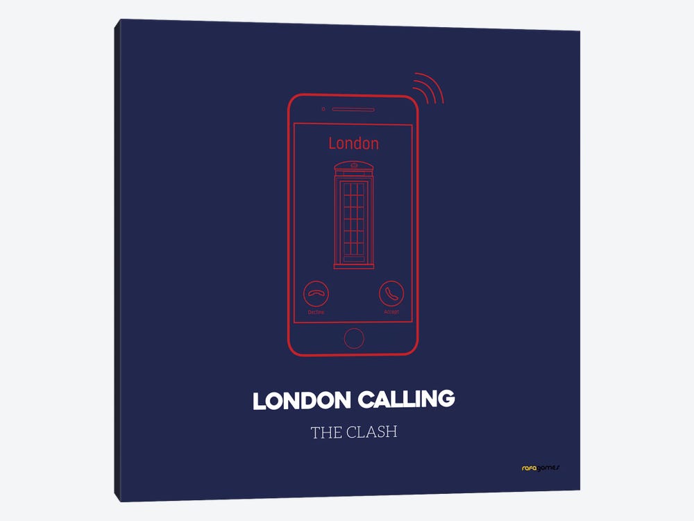 London Calling by Rafael Gomes 1-piece Art Print