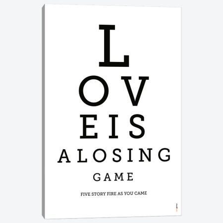 Love Is A Losing Game Canvas Print #RAF26} by Rafael Gomes Art Print