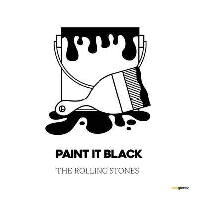 Paint It Black Canvas Wall Art by Rafael Gomes iCanvas