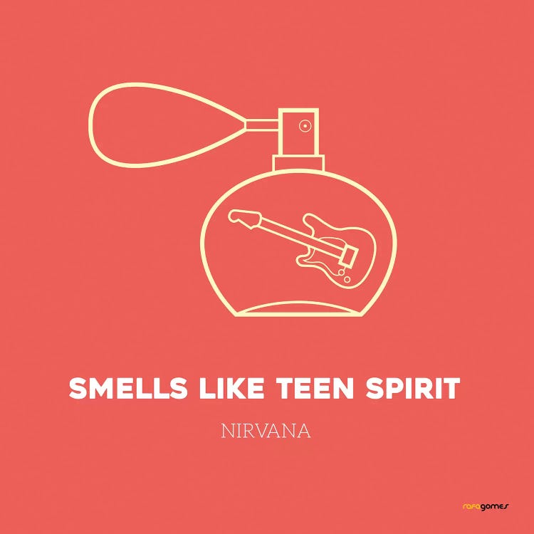 Smells Like Teen Spirit by Rafael Gomes canvas print