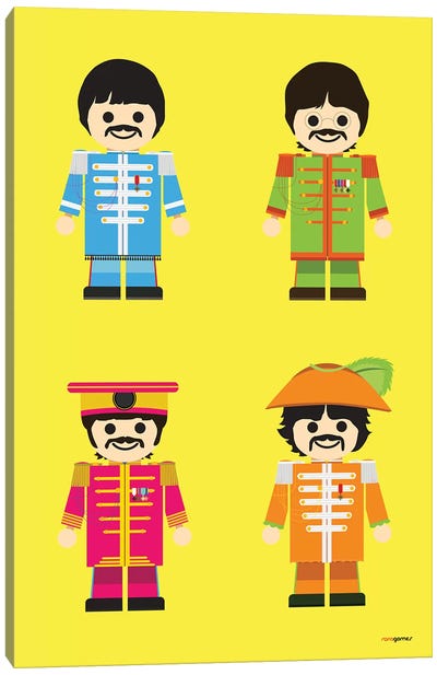 Toy Beatles Canvas Art Print - The Beatles
