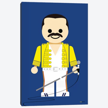 Toy Freddie Mercury Canvas Print #RAF51} by Rafael Gomes Canvas Print