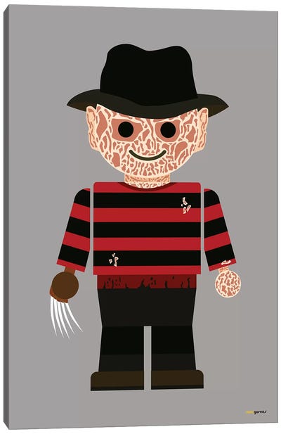 Toy Freddy Krueger Canvas Art Print - Nightmare on Elm Street (Film Series)