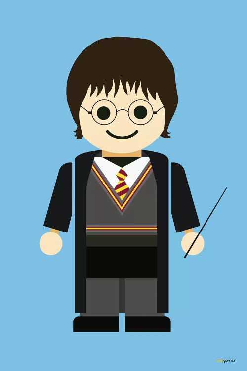 Toy Harry Potter by Rafael Gomes wall art